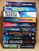 Bestselling Thriller Mystery Suspense Fiction | Pack of 10 Books | Condition: Good | Free Bookmarks