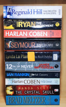 Bestselling Thriller Mystery Suspense Fiction | Pack of 10 Books | Condition: Good | Free Bookmarks