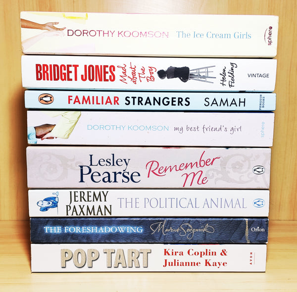 Mixed Popular Fiction | Pack of 8 Books | Condition: Good | Free Bookmarks (Copy) (Copy)