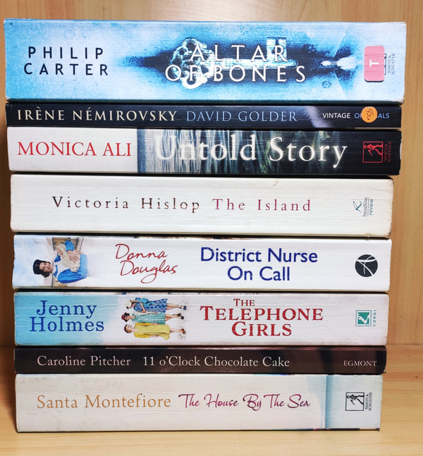 Mixed Popular Fiction | Pack of 8 Books | Condition: Good | Free Bookmarks