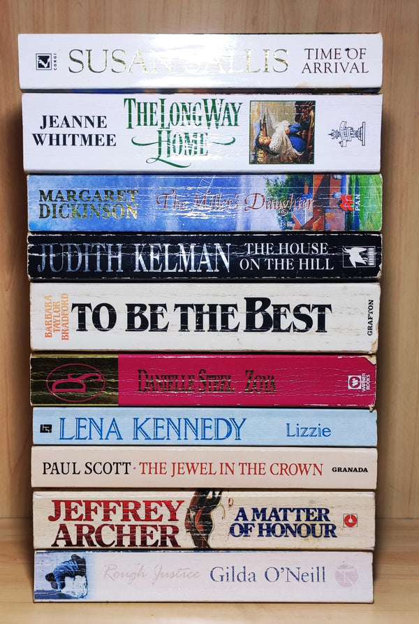Mixed Popular Fiction | Pack of 10 Books | Condition: Good | Free Bookmarks