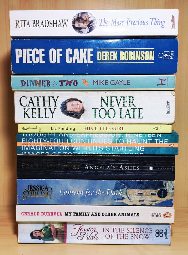Mixed Popular Fiction | Pack of 10 Books | Condition: Good | Free Bookmarks
