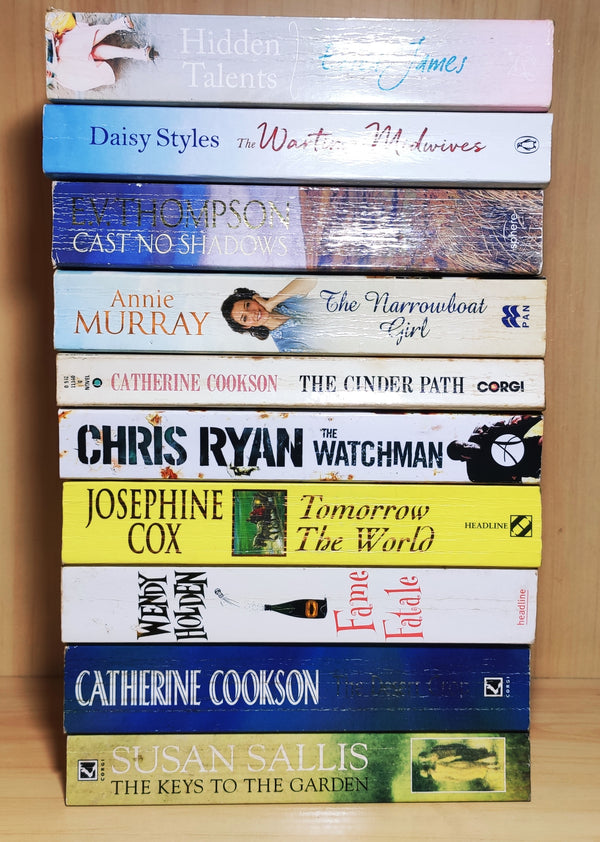 Mixed Popular Fiction | Pack of 10 Books | Condition: Good | Free Bookmarks
