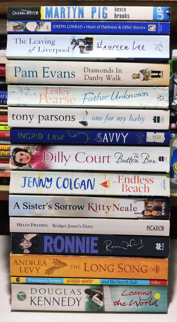 Mixed Popular Fiction | Pack of 15 Books | Condition: Good | Free Bookmarks
