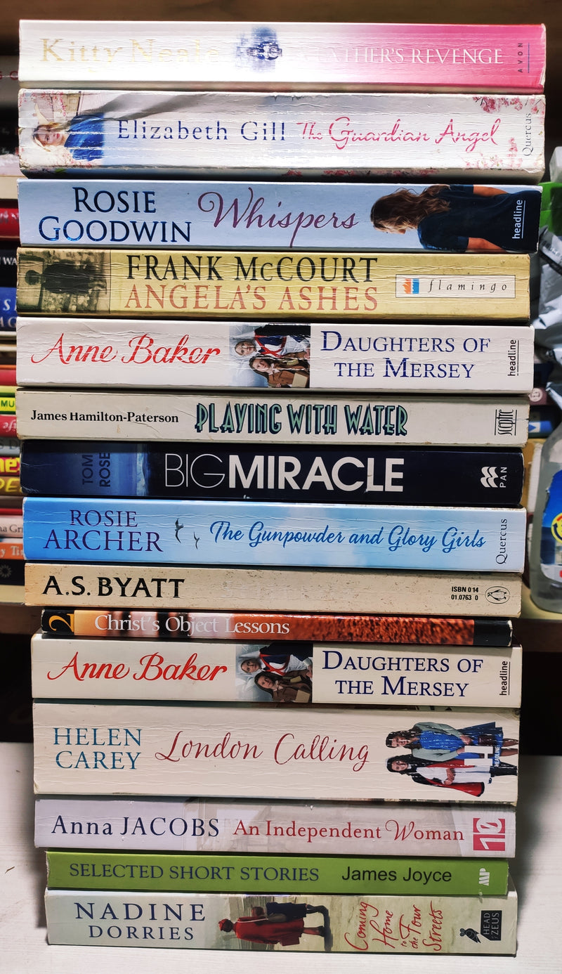 Mixed Popular Fiction | Pack of 15 Books | Condition: Good | Free Bookmarks