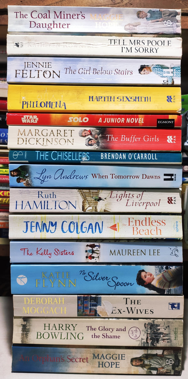 Mixed Popular Fiction | Pack of 15 Books | Condition: Good | Free Bookmarks
