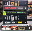 Bestselling Thriller Mystery Suspense Fiction | Pack of 7 Books | Condition: Like New | Free Bookmarks