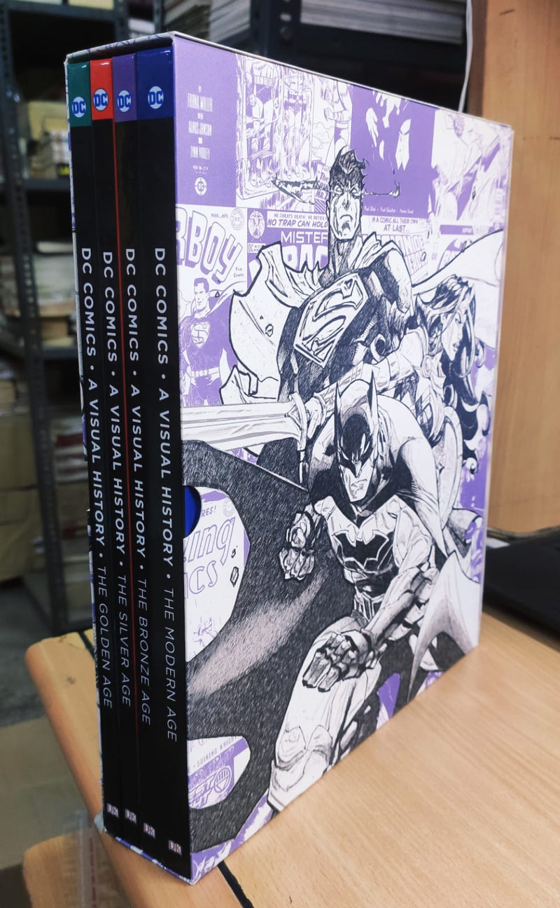 DC Comics Visual History | Gold, Sliver, Bronze & Modern Age | Boxset of 4 Books