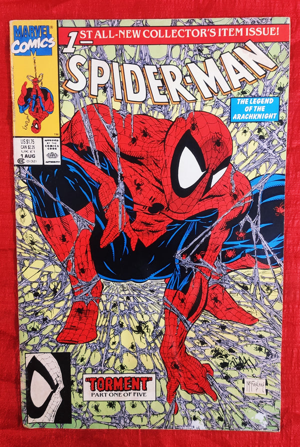 SpiderMan #1 McFarlane | Water Damaged | Complete Book