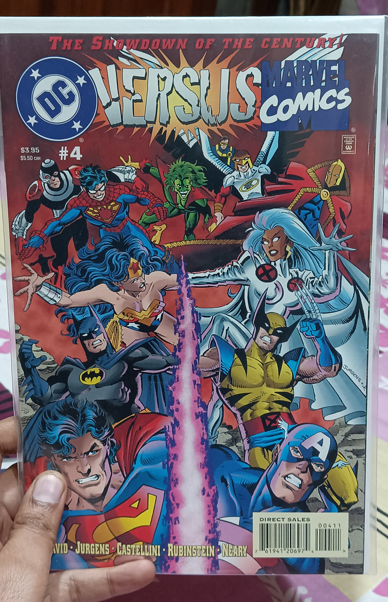 DC Comics Versus Marvel Comics #2, #3, #4 and Preview Booklet | Pub: Marvel Comics, DC Comics