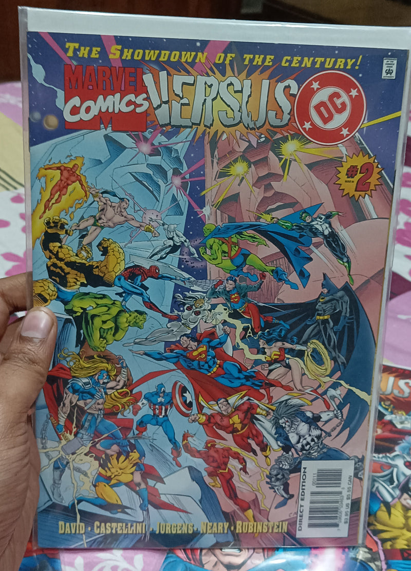 DC Comics Versus Marvel Comics #2, #3, #4 and Preview Booklet | Pub: Marvel Comics, DC Comics