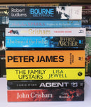 Bestsellers Mixed Popular Fiction | Pack of 8 Books | Condition: Good | Free Bookmarks