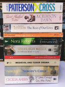 Bestsellers Mixed Popular Fiction | Pack of 10 Books | Condition: Good | Free Bookmarks