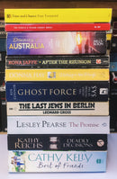 Bestsellers Mixed Popular Fiction | Pack of 10 Books | Condition: Good | Free Bookmarks