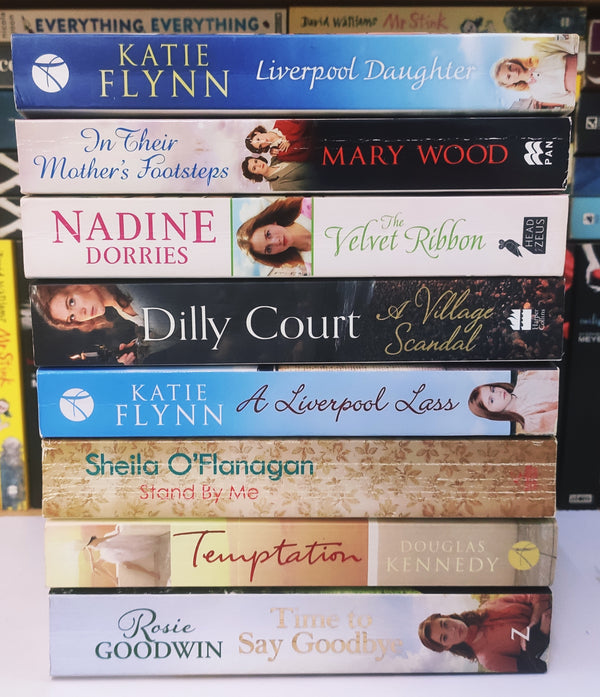 Bestsellers Mixed Popular Fiction | Pack of 8 Books | Condition: Good | Free Bookmarks
