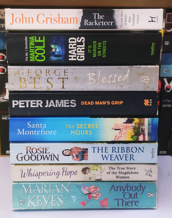 Bestsellers Mixed Popular Fiction | Pack of 8 Books | Condition: Good | Free Bookmarks