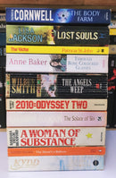 Bestsellers Mixed Popular Fiction | Pack of 10 Books | Condition: Good | Free Bookmarks
