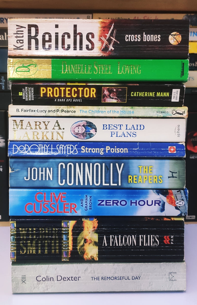 Bestsellers Mixed Popular Fiction | Pack of 10 Books | Condition: Good | Free Bookmarks