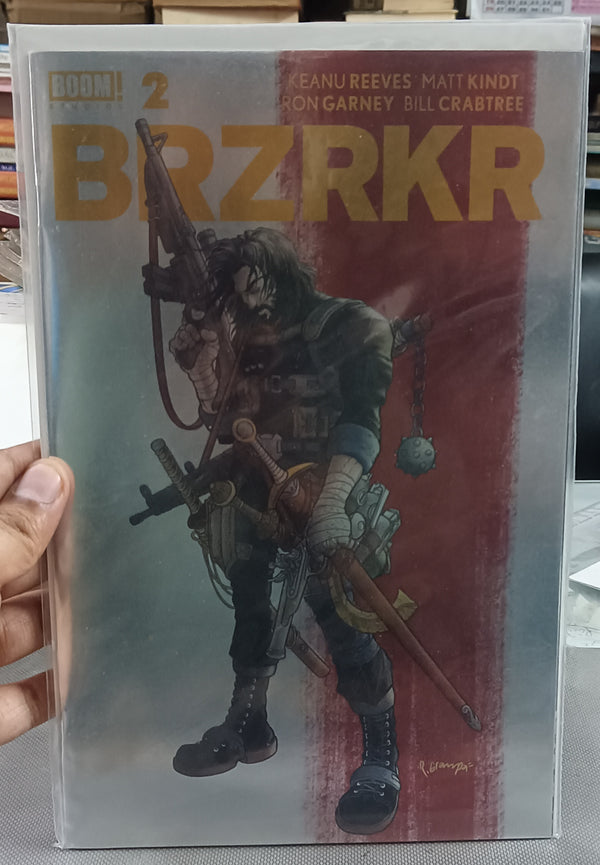 (Foil Cover) BRZRKR  |  Issue#2C | Year:2021 | Series:  | Pub: Boom! Studios | Variant Rafael Grampa Foil Cover