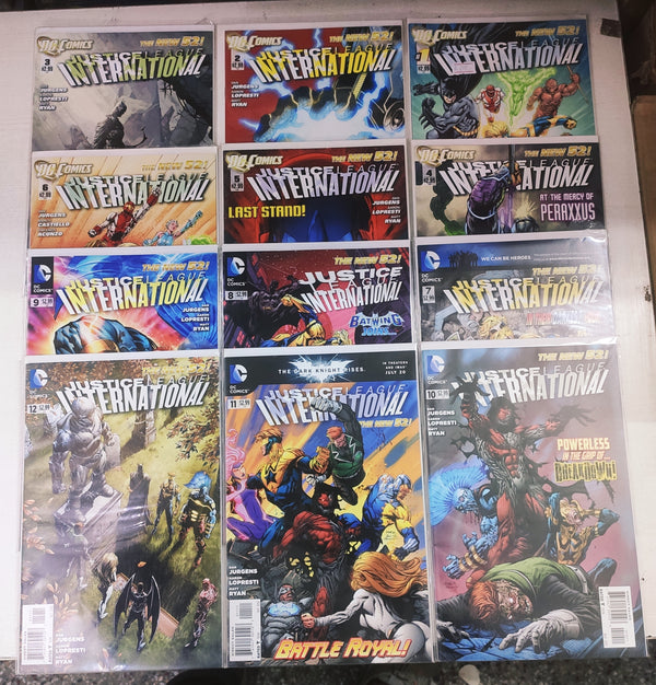 Justice League Internatiinal | Full Series of Comics set issue #1 to 12