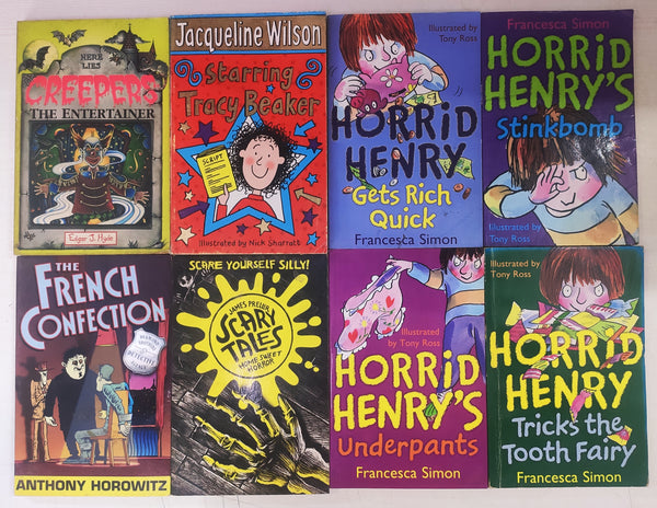 Teen Fictions Mixed Book Set  | Lot of 8 Books | Free Shipping & Bookmarks