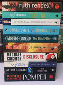 Bestsellers Mixed Popular Fiction | Pack of 10 Books | Condition: Good | Free Bookmarks