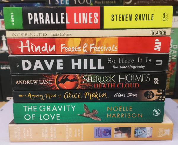 Bestsellers Mixed Popular Fiction | Pack of 8 Books | Condition: Good | Free Bookmarks