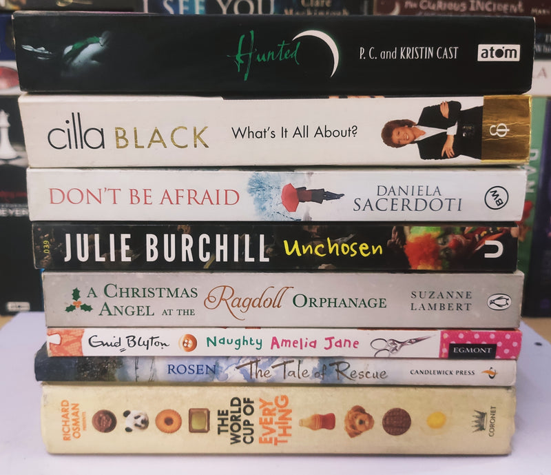 Bestsellers Mixed Popular Fiction | Pack of 8 Books | Condition: Good | Free Bookmarks