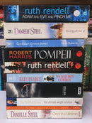 Bestsellers Mixed Popular Fiction | Pack of 10 Books | Condition: Good | Free Bookmarks