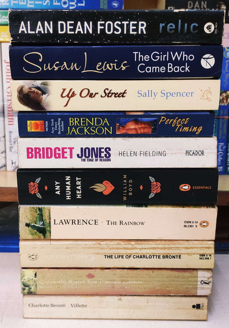 Bestsellers Mixed Popular Fiction | Pack of 10 Books | Condition: Good | Free Bookmarks