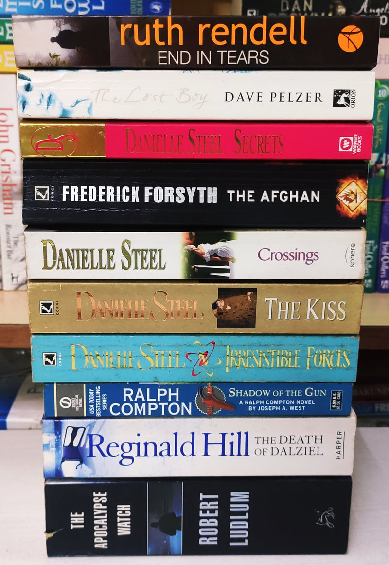 Bestsellers Mixed Popular Fiction | Pack of 10 Books | Condition: Good | Free Bookmarks
