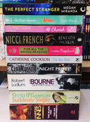 Bestsellers Mixed Popular Fiction | Pack of 10 Books | Condition: Good | Free Bookmarks