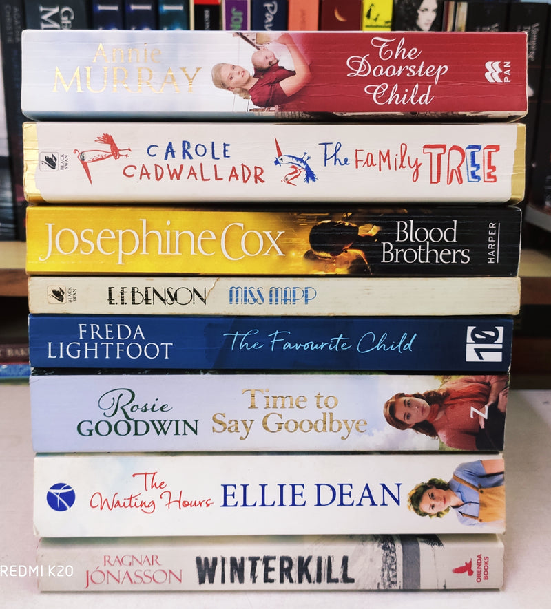Bestsellers Mixed Popular Fiction | Pack of 8 Books | Condition: Good | Free Bookmarks