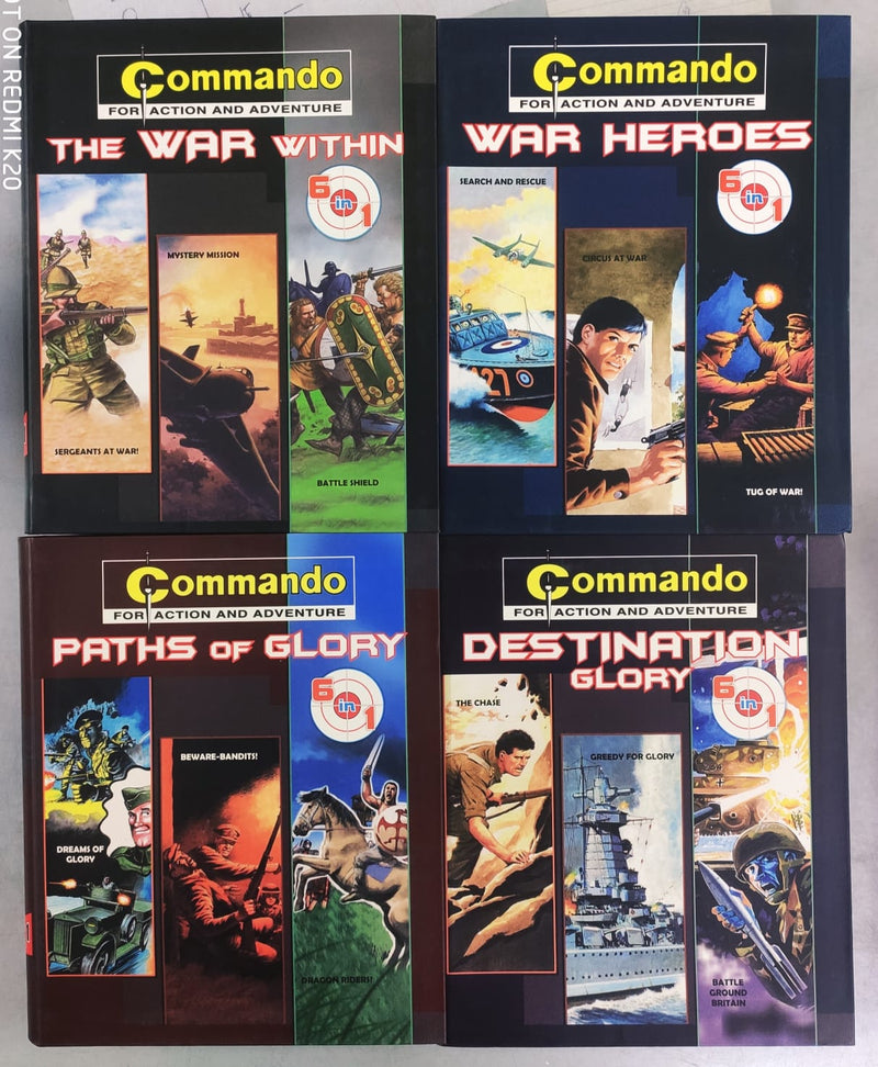 Cosmic Commandos Book Commando Graphic Novels | Full Collection of 8 Books