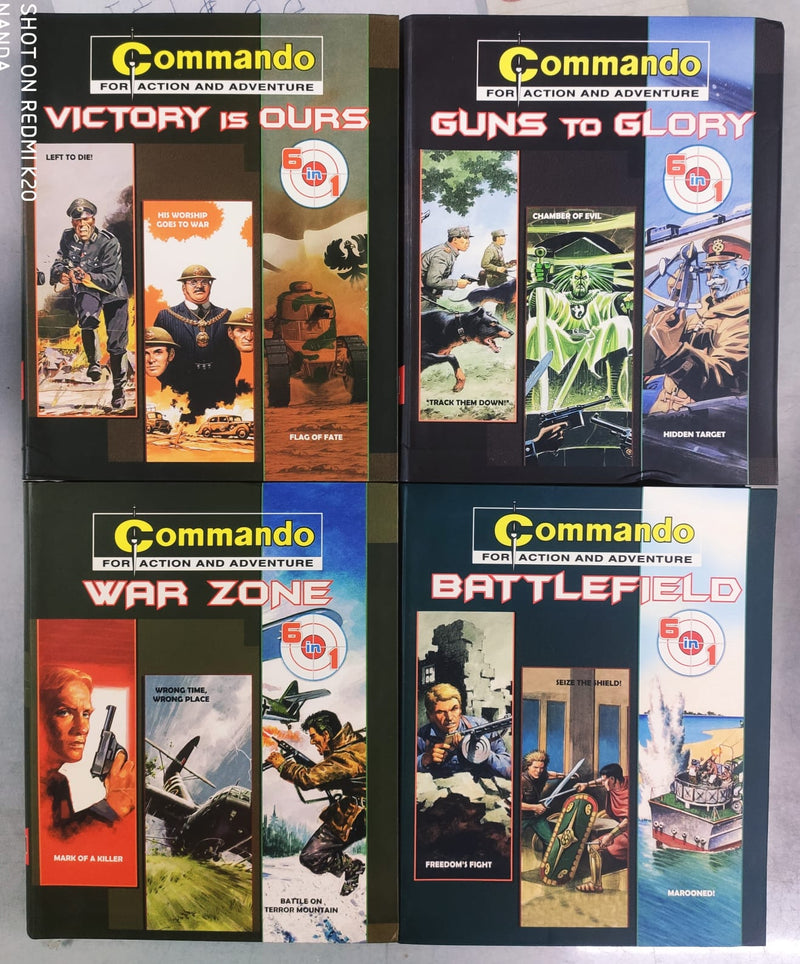 Commando Graphic Novels | Full Collection of 8 Books