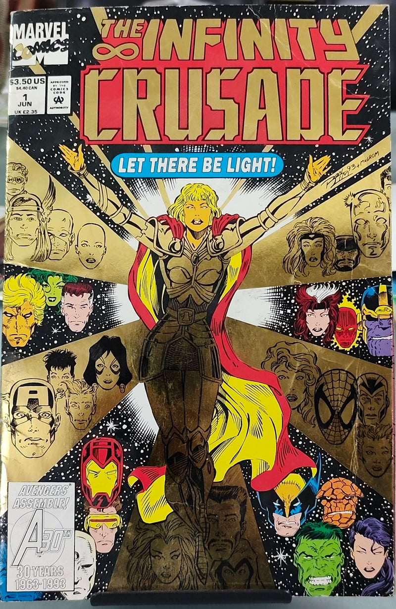 (Small Folds/Scratch on Cover) (Gold Foil Cover) Infinity Crusade Infinity Crusade - Epiphany |  Issue