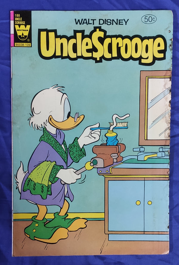 Old Vintage Comics in a Little Damaged Condition Disney Uncle Scrooge