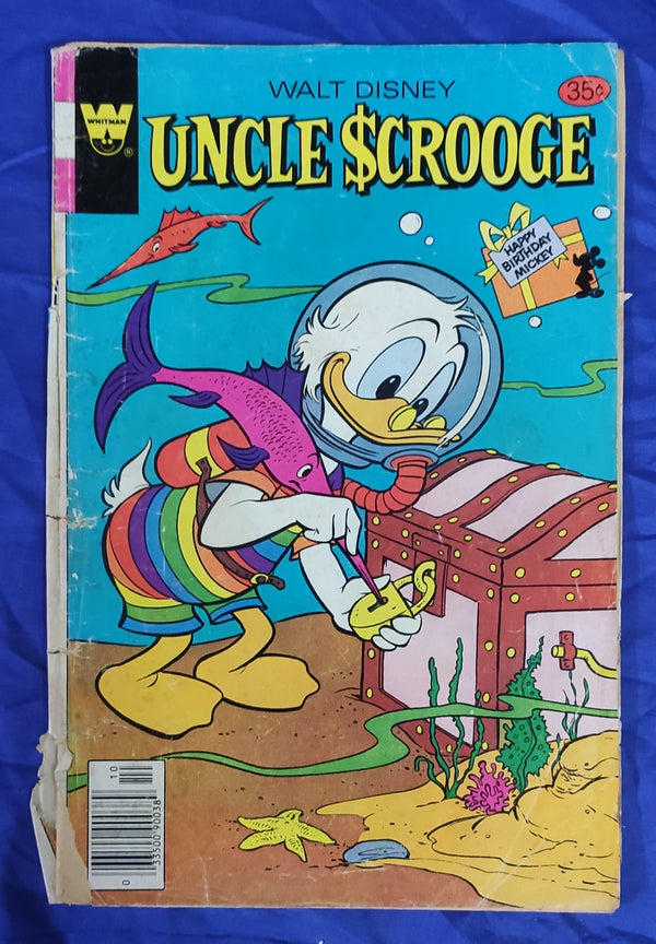 Old Vintage Comics in a Little Damaged Condition Disney Uncle Scrooge