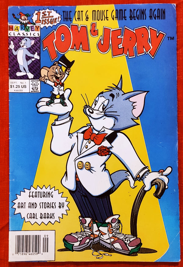 Tom and Jerry Vintage Comics | Issue#1 | Pub: Harvey Comics | Condition as Shown