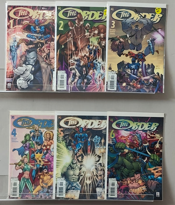 The Order | Set of 6 Comics | Issue 1 to 6 | Pub: Marvel