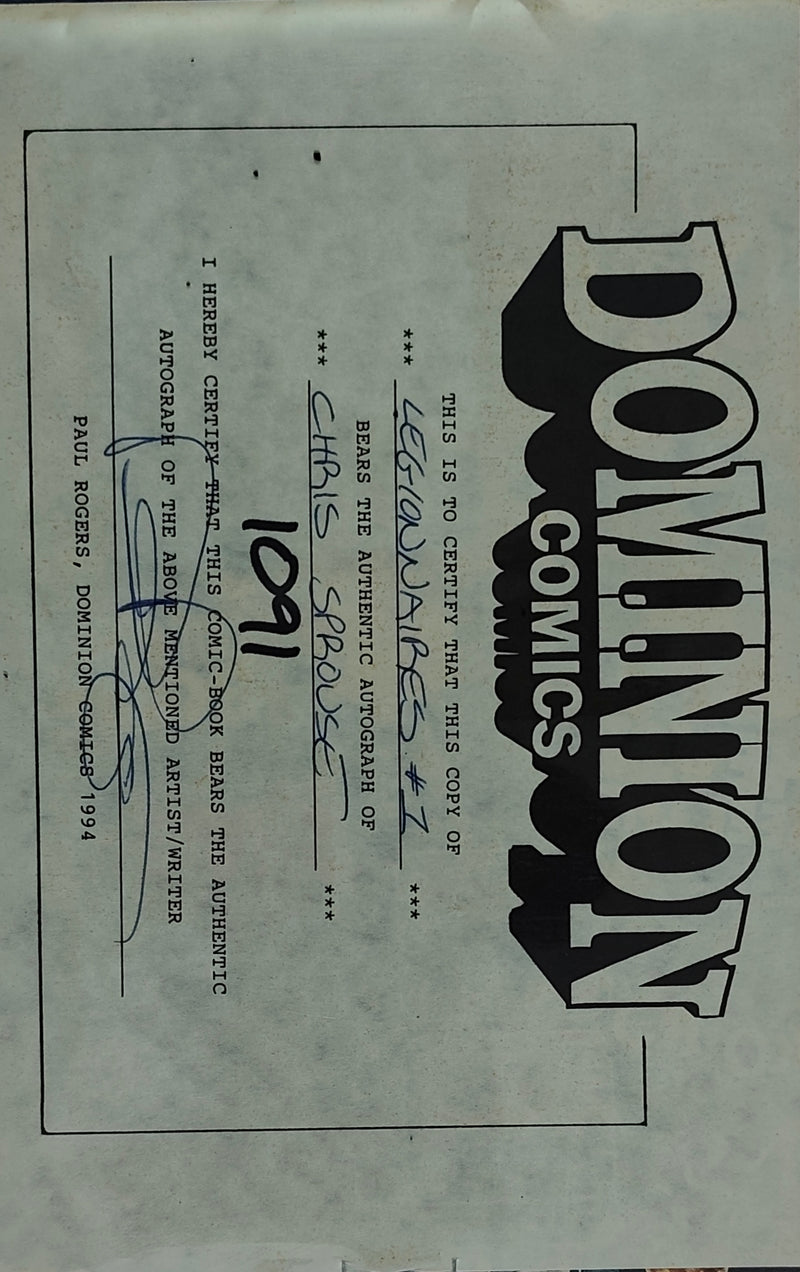Signed by Chris Sprouse Legionnaires | Issue