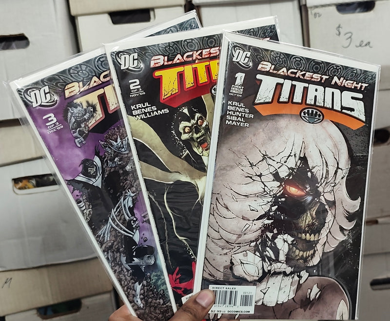 Full Set of Blackest Night| Issue 1,2,3 | Set of 3 Books | Pub: DC Comics