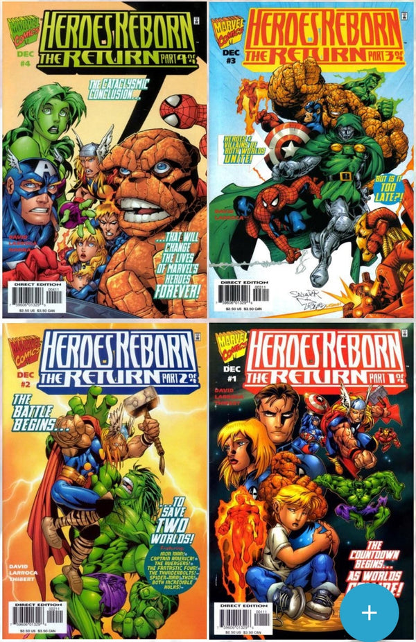 Heroes Reborn The Return #1-4 Complete