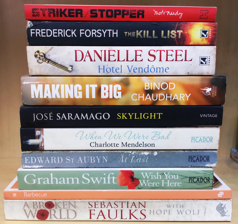 Mixed Set of 10 Books | Mixed Fiction Genre | Condition: Used Very Good | FREE Bookmarks | FREE Delivery