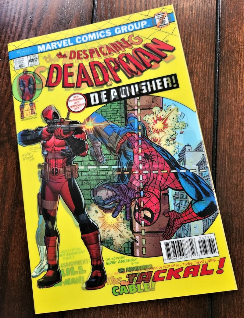 DESPICABLE DEADPOOL 287 (2017) - ASM 129 HOMAGE, Deadpool Kills Cable