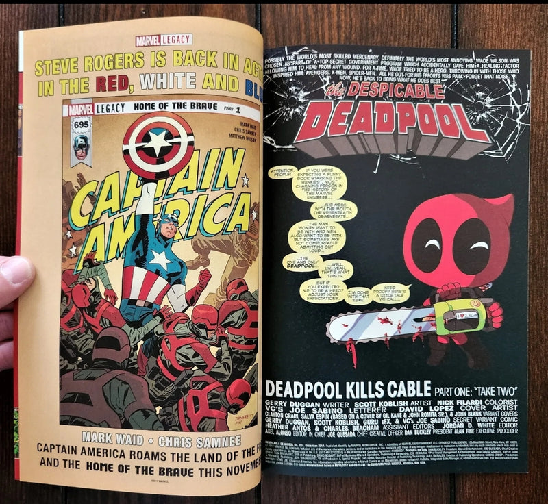 DESPICABLE DEADPOOL 287 (2017) - ASM 129 HOMAGE, Deadpool Kills Cable