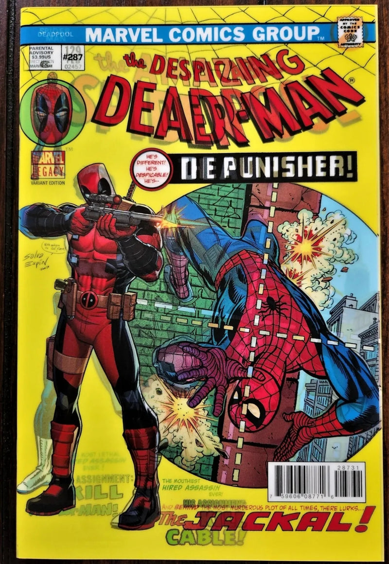 DESPICABLE DEADPOOL 287 (2017) - ASM 129 HOMAGE, Deadpool Kills Cable