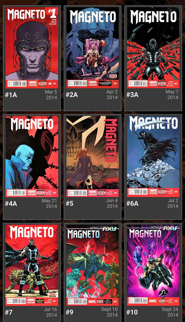 Magneto: Issue#1-14 (8th Missing) | Pub: Marvel