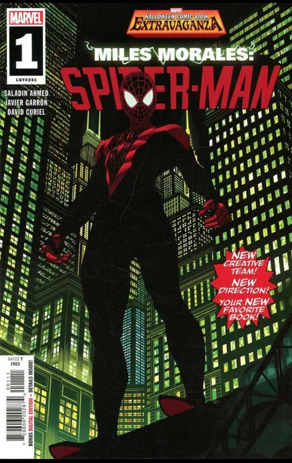 Miles Morales Spider-Man Halloween Comic | Issue#1 | Year: 2021 | Pub: Marvel Comics