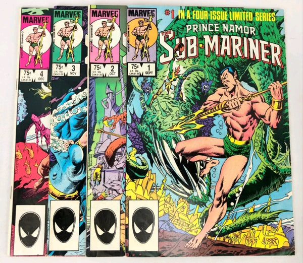 Prince Namor, the Sub-Mariner #1-4 (1984, Marvel) Complete Series